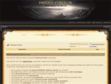 Tablet Screenshot of fantasy-foren.de